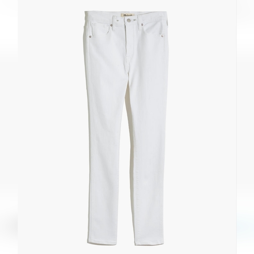 Madewell Soft White 9" High-Rise Skinny Jeans Women's 27 Tall EUC